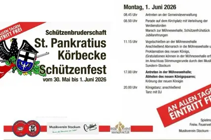 Und so geht es weiter am letzten offiziellen Schützenfesttag: